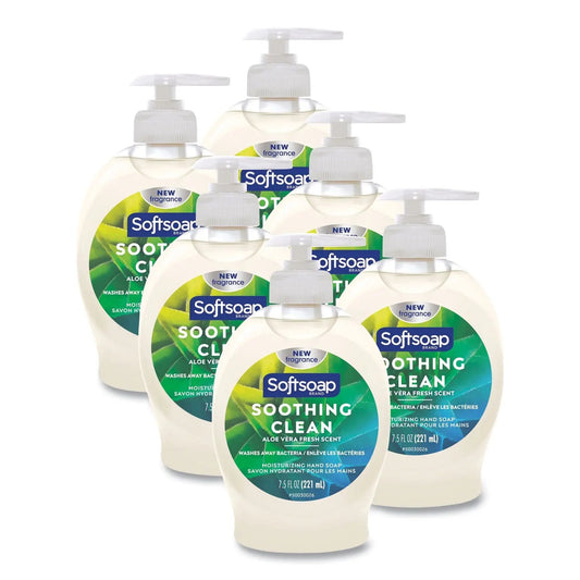 CPC45634 Moisturizing Hand Soap, Aloe Scent, 7.5 oz, 6/Carton Softsoap