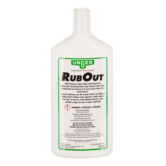 UNGRUB50 RubOut Glass Cleaner, 16 oz Bottle, 12/Carton Unger