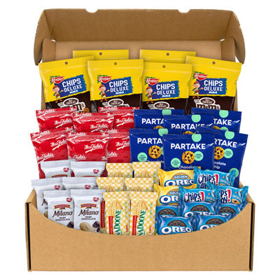 GRR70000162 Cookie Lover's Snack Box, 40 Assorted Snacks/Box