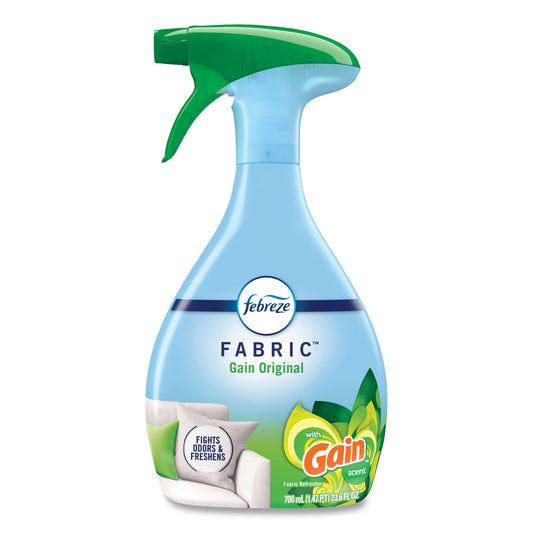 PGC08905 FABRIC Refresher/Odor Eliminator, Gain Original, 23.6 oz Spray Bottle, 4/Carton