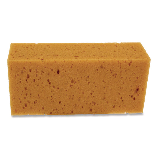 UNGSP010 Fixi-Clamp Sponge, 8.5 x 4, 2.75" Thick, Yellow, 10/Carton