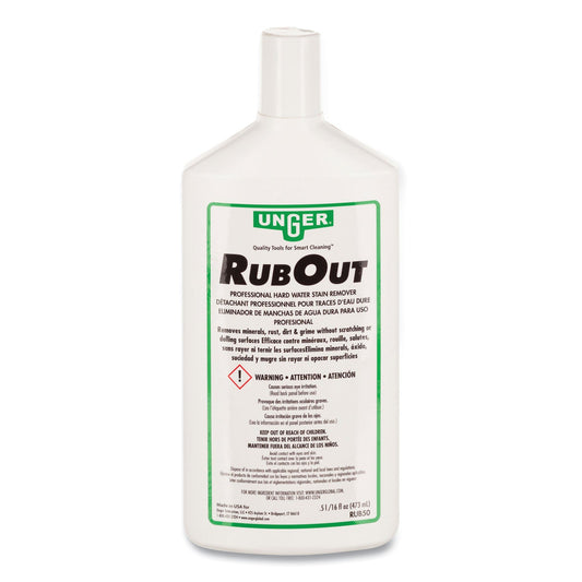 UNGRUB50EA RubOut Glass Cleaner, 16 oz Bottle Unger