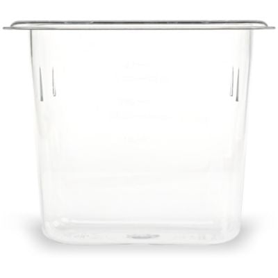 CFS3068807 StorPlus Polycarbonate Food Pan, 1.4 qt, 4.25 x 6.93 x 6, Clear, Plastic