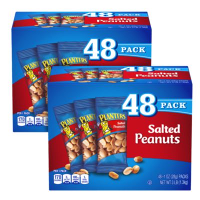 GRR60004074 Salted Peanuts, 1 oz Pouch, 48/Box, 2 Boxes/Carton