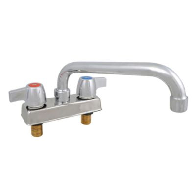 BKEBKD10 WorkForce Standard Duty Faucet, 4.55" Height/10" Reach, Chrome-Plated Brass