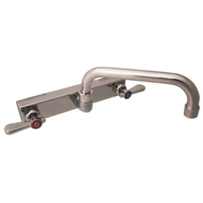 BKEEVO8SM8 Evolution Splash Mount Stainless Steel Faucet, 4.63" Height, 8" Reach, Stainless Steel