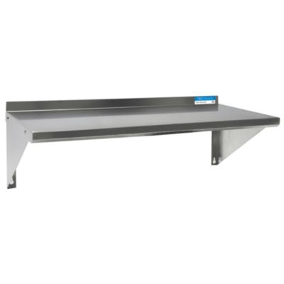 BKE2WSE1624 Stainless Steel Economy Overshelf, 24w x 16d x 11.5h, Stainless Steel, Silver, 2/Pallet