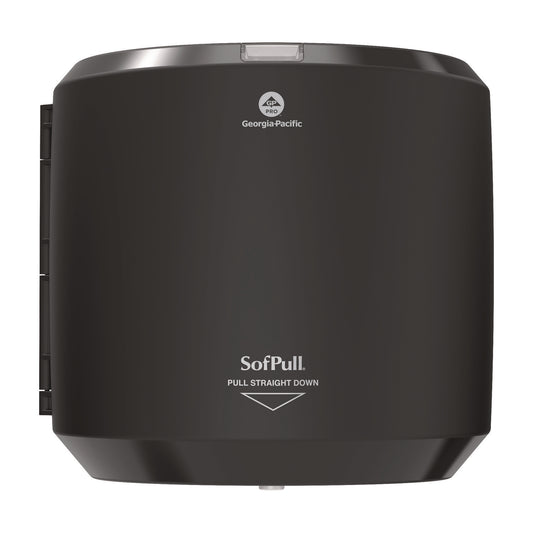 SofPull CenterPull Hand Towel Dispenser, 10.13 x 10.58 x 11.33, Black Georgia Pacific Professional
