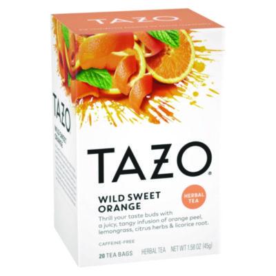TZO20034 Tea Bags, Wild Sweet Orange, 20/Box, 6 Boxes/Carton STARBUCKS COFFEE COMPANY