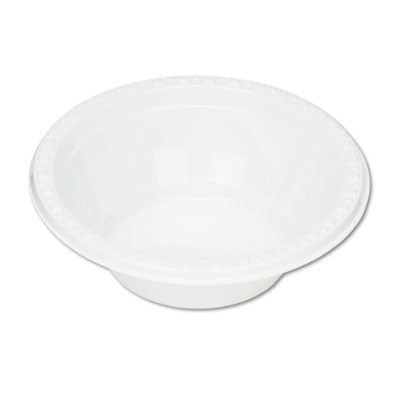 TBL5244WH Plastic Dinnerware, Bowl, 5 oz, White, 125/Pack