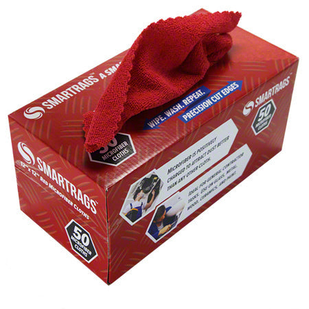 SmartRags Microfiber Cloths-50/box 12x12 Monarch