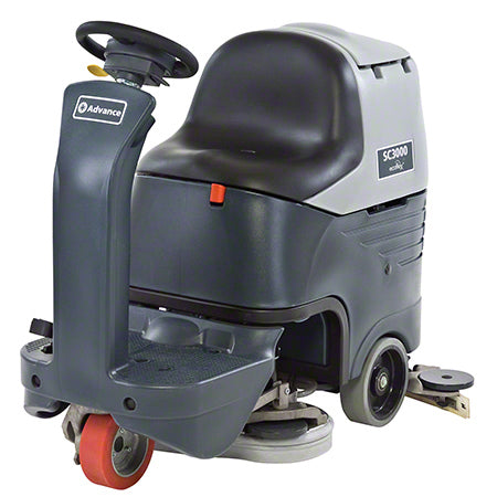 Advance SC3000 Compact Rider Scrubber - 26" Commercial Floor Cleaning Machine