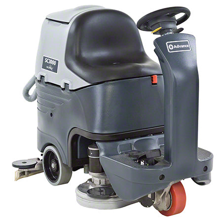 Advance SC3000 Compact Rider Scrubber - 26" Commercial Floor Cleaning Machine