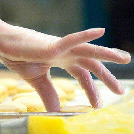 Ammex GPX3 Industrial Clear Vinyl Disposable Gloves for Professional and Industrial Use