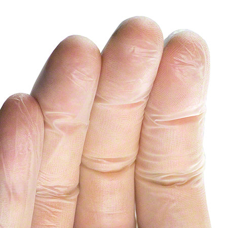 Ammex GPX3 Industrial Clear Vinyl Disposable Gloves for Professional and Industrial Use