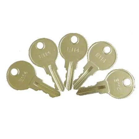 E-114 ASI Standard Replacement Key For Tumbler Lock ASI