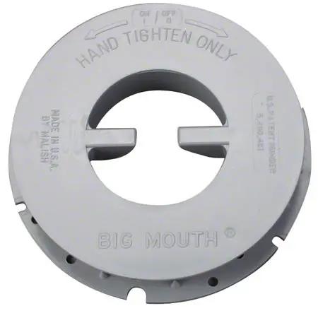 MAL-792450 Malish Big-Mouth Pad Centering Device - Grey, Left Handed Thread Malish