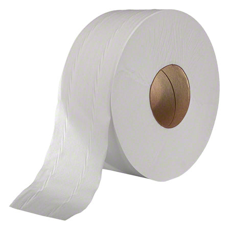 SH-1002 Marcal Pro 2 Ply 9" Jumbo Roll Bath Tissue - 3.3" x 1000', White