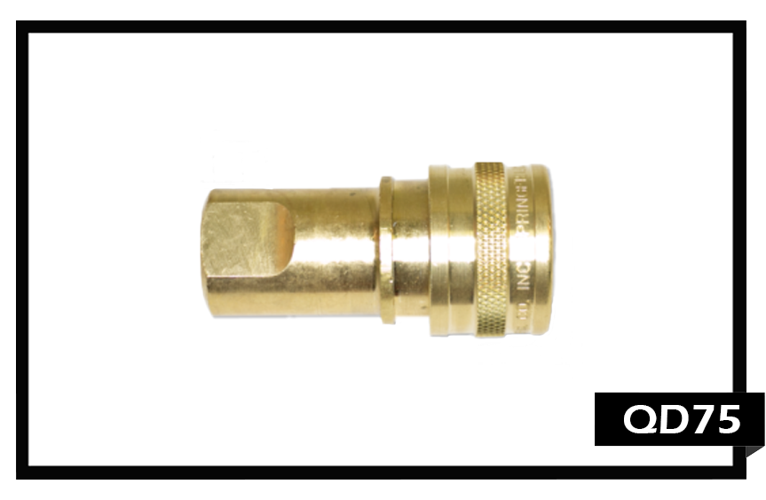 QD75 Quick Disconnect 1/8"FPT Brass, Female