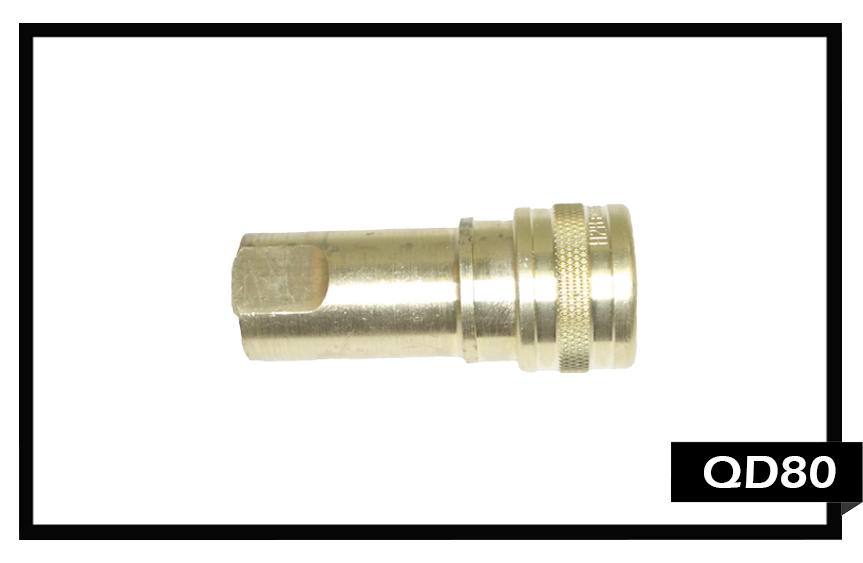QD80 Quick Disconnect 1/4"FPT Brass, Female