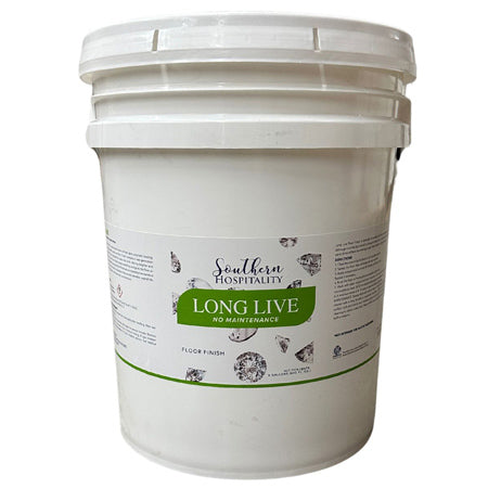 SH-200005 Southern Hospitality Long Live Low Maintenance Floor Finish - 5 Gal.