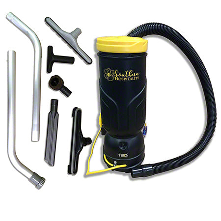 Southern Hospitality 3.0 Gold HEPA Backpack Vacuum - 10 Qt. Southern Hospitality
