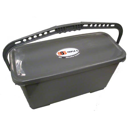 CPI-19004 SSS NexGen PK Dirty Mop Bin w/Lid - Gray