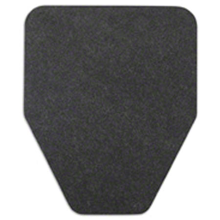 WK-OR-10001-BL WizKid Classic WizKid Antimicrobial Urinal Mat - Black