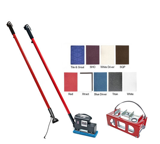 SS EBG-9-DLX-BAT2-PLUS Square Scrub™ Doodle Scrub Deluxe w/extra handle